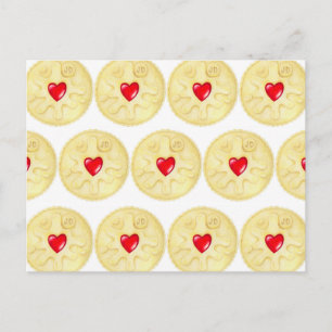 Jammie Dodger Biscuit Postcard