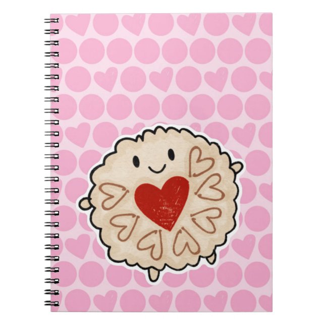 Jammie Dodger Watercolour Notebook (Front)