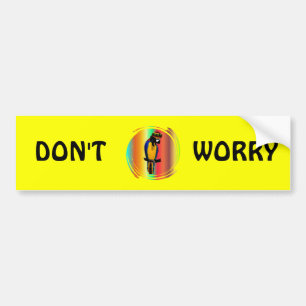 JAMMIN PARROT BUMPER STICKER