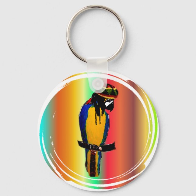 JAMMIN PARROT KEY RING (Front)