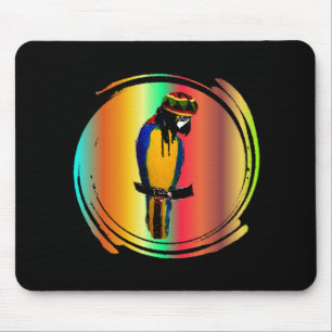 JAMMIN PARROT MOUSE PAD