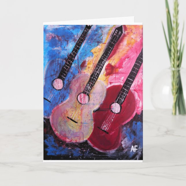 Jamming be Goode Painting by Alfred Fox Card (Front)