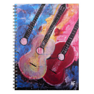 Jamming be Goode Painting by Alfred Fox Notebook