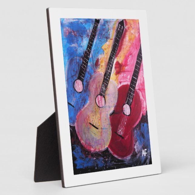 Jamming be Goode Painting by Alfred Fox Plaque (Side)