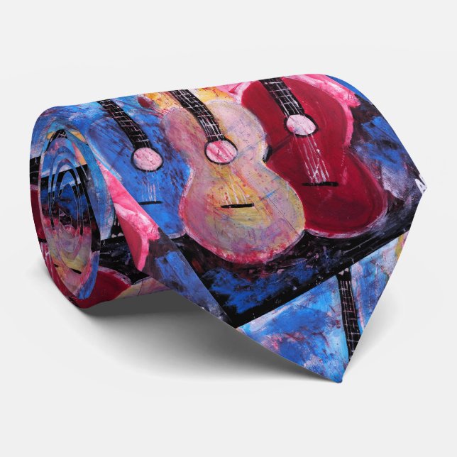 Jamming be Goode Painting by Alfred Fox Tie (Rolled)