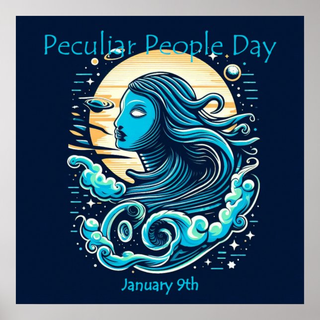 Jan 10th - Peculiar People Day Poster (Front)