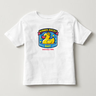 Jan 13th - Rubber Ducky Day Toddler T-Shirt