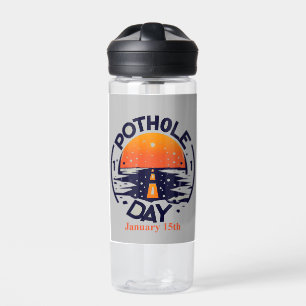 Jan 15th - Pothole Day Water Bottle