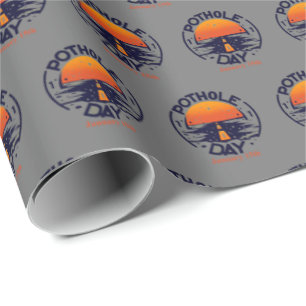 Jan 15th - Pothole Day Wrapping Paper