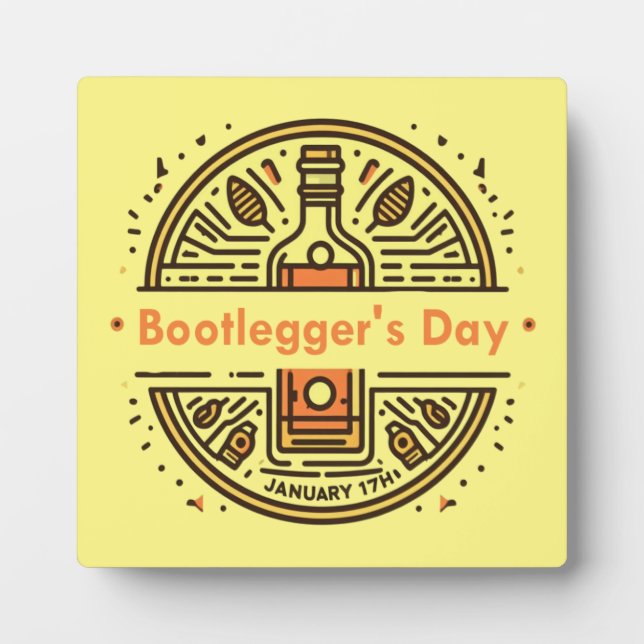 Jan 17th - Bootlegger's Day Plaque (Front)