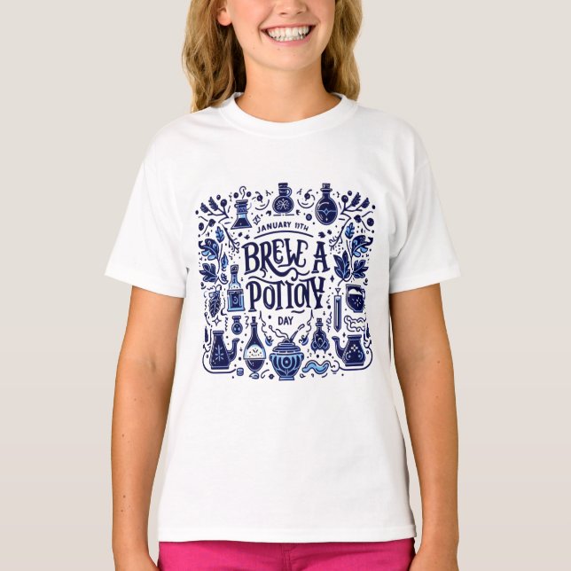 Jan 19th - Brew a Potion Day T-Shirt (Front)