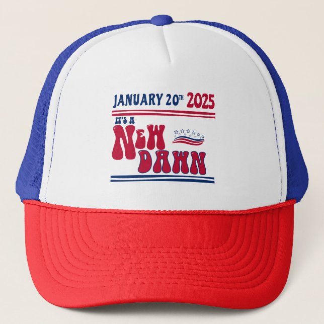 JAN 20 24_it's a new Dawn _dsgn 1 Trucker Hat (Front)