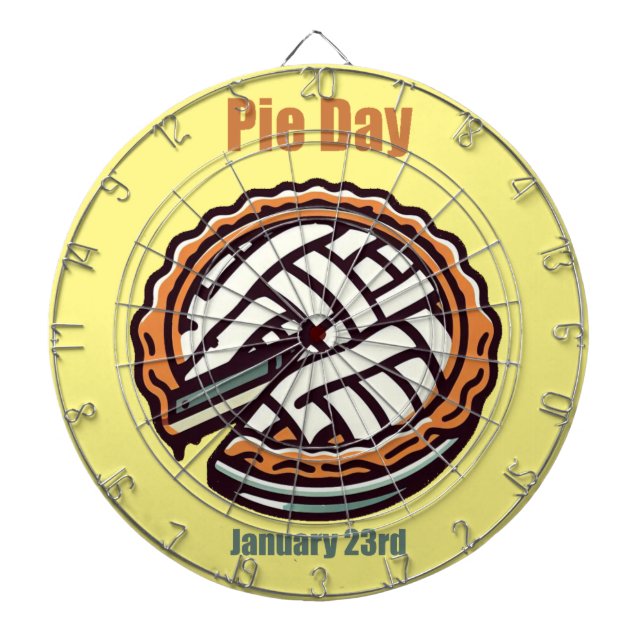 Jan 23rd - Pie Day Dartboard (Front)