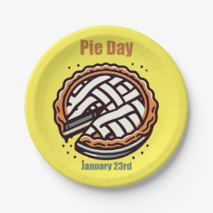 Jan 23rd - Pie Day Paper Plate