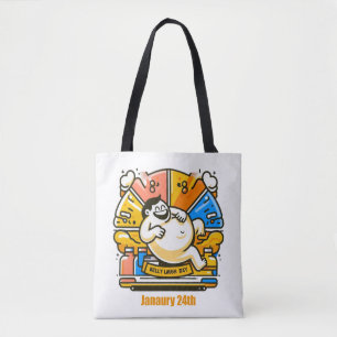 Jan 24th - Belly Laugh Day Tote Bag
