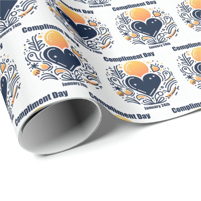 Jan 24th - Compliment Day Wrapping Paper (Roll Corner)