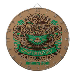 Jan 25th - Irish Coffee Day Dartboard