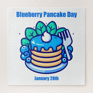 Jan 28th - Blueberry Pancake Day Jigsaw Puzzle