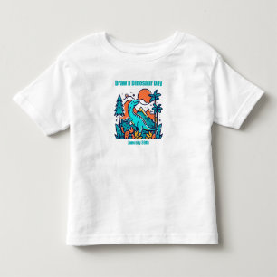 Jan 30th - Draw a Dinosaur Day Toddler T-Shirt