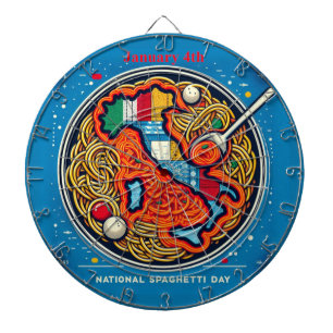 Jan 4th - National Spaghetti Day Dartboard