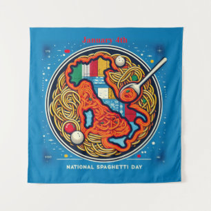 Jan 4th - National Spaghetti Day Tapestry