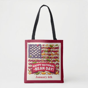 Jan 6th - National Bean Day Tote Bag