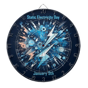 Jan 9th - Static Electricity Day Dartboard