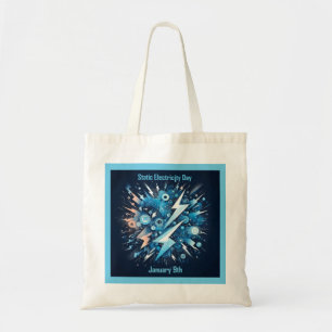 Jan 9th - Static Electricity Day Tote Bag