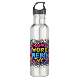 Jan 9th - Word Nerd Day 710 Ml Water Bottle