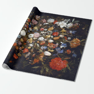 Jan Brueghel the Elder Flowers in a Wooden Vessel Wrapping Paper