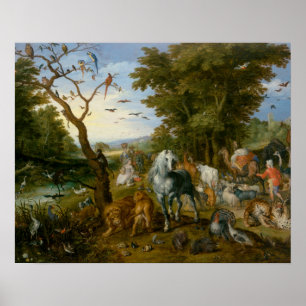 Jan Brueghel the Elder - The Entry of the Animals Poster