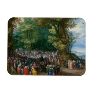 Jan Brueghel the Elder - The Sermon on the Mount Magnet