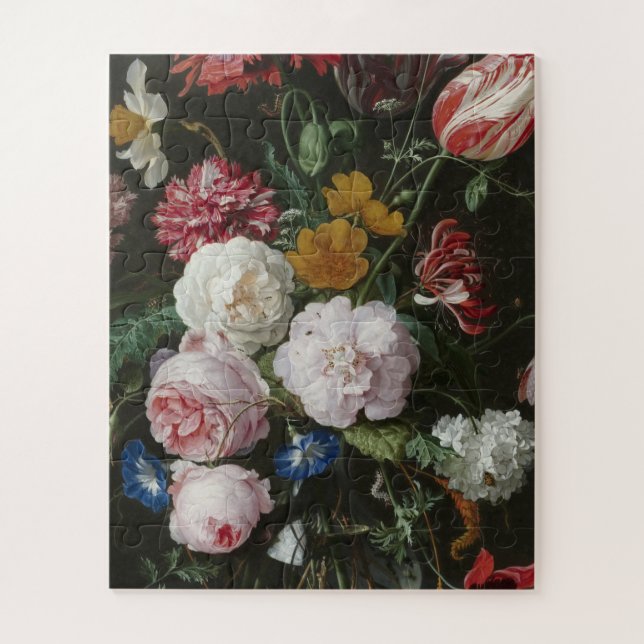 Jan Davidsz. De Heem - Still Life With Flowers Jigsaw Puzzle (Vertical)