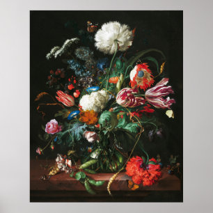 Jan Davidsz de Heem,  Vase of Flowers, 1660 Poster