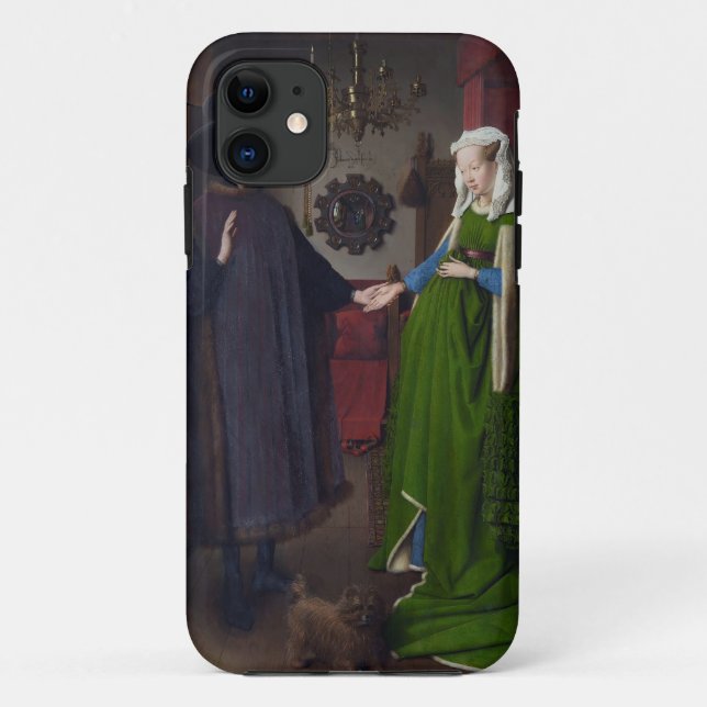 Jan Eyck- The Arnolfini Wedding Case-Mate iPhone Case (Back)