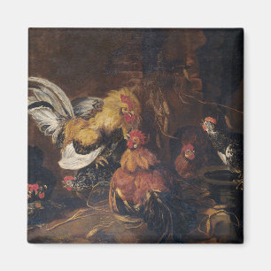 Jan Fyt  Cockfight Magnet