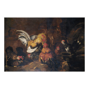 Jan Fyt  Cockfight Photo Print