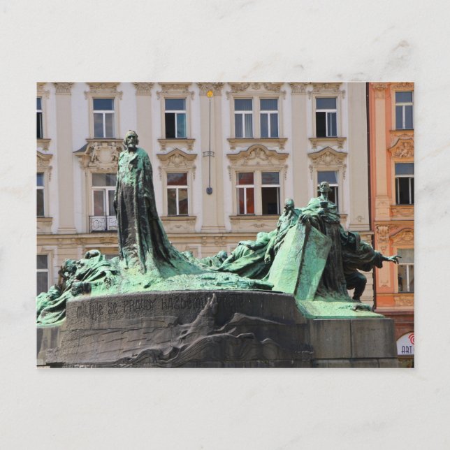 Jan Hus Memorial Postcard (Front)