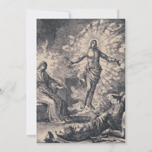 Jan Luyken’s Resurrection of Christ Holy Card