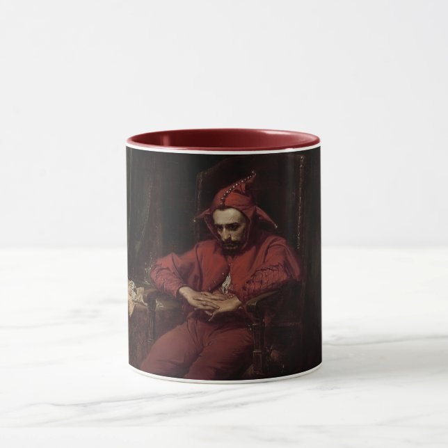 Jan Matejko - Stanczyk during a ball, Harlequin Mug (Center)
