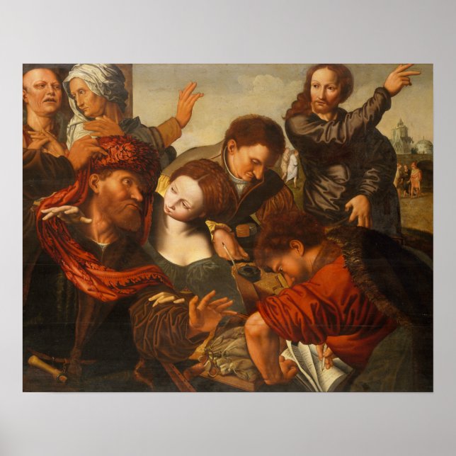 Jan Sanders van Hemessen - The Calling of Matthew Poster (Front)