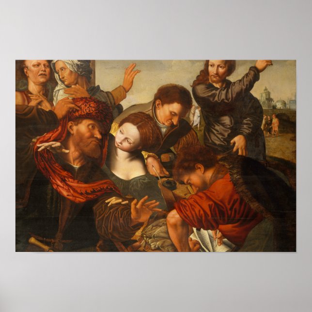 Jan Sanders van Hemessen - The Calling of Matthew Poster (Front)