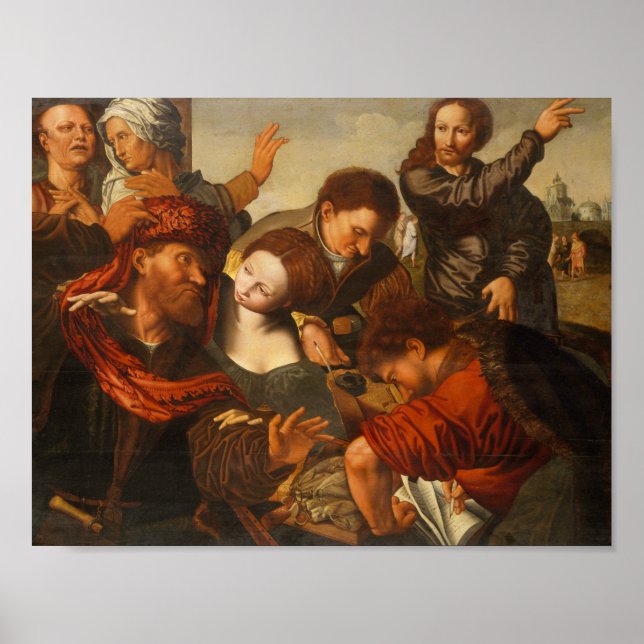 Jan Sanders van Hemessen - The Calling of Matthew Poster (Front)