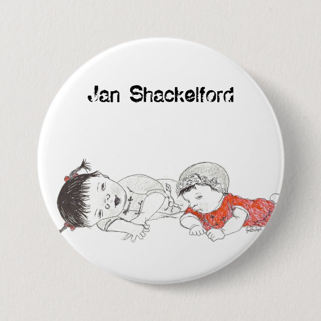 Jan Shackelford Baby Button #16 (Front)