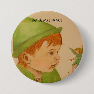 Jan Shackelford Button Pin Peter Pan