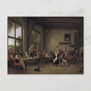 Jan Steen- Country Wedding Postcard