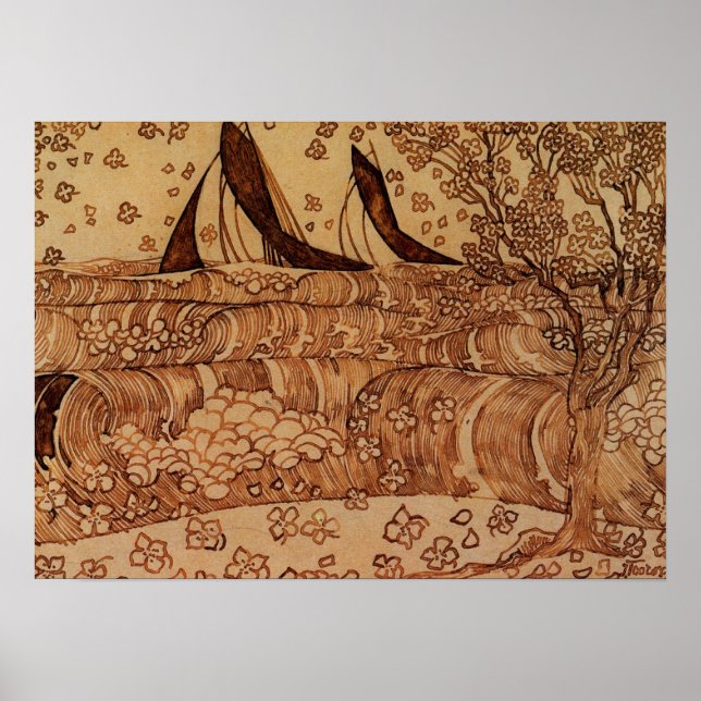 Jan Theodoor Toorop - Waves Poster (Front)