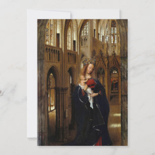Jan van Eyck - Madonna in the Church Invitation