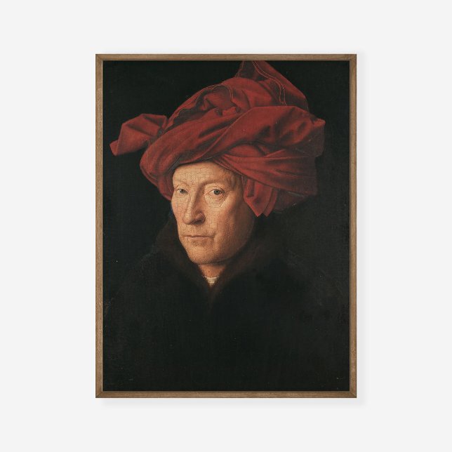 Jan van Eyck Portrait of a Man in a Red Turban Poster (Creator Uploaded)