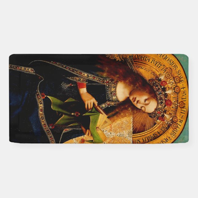Jan van Eyck - Virgin Mary Fine Art Collection Banner (Horizontal)